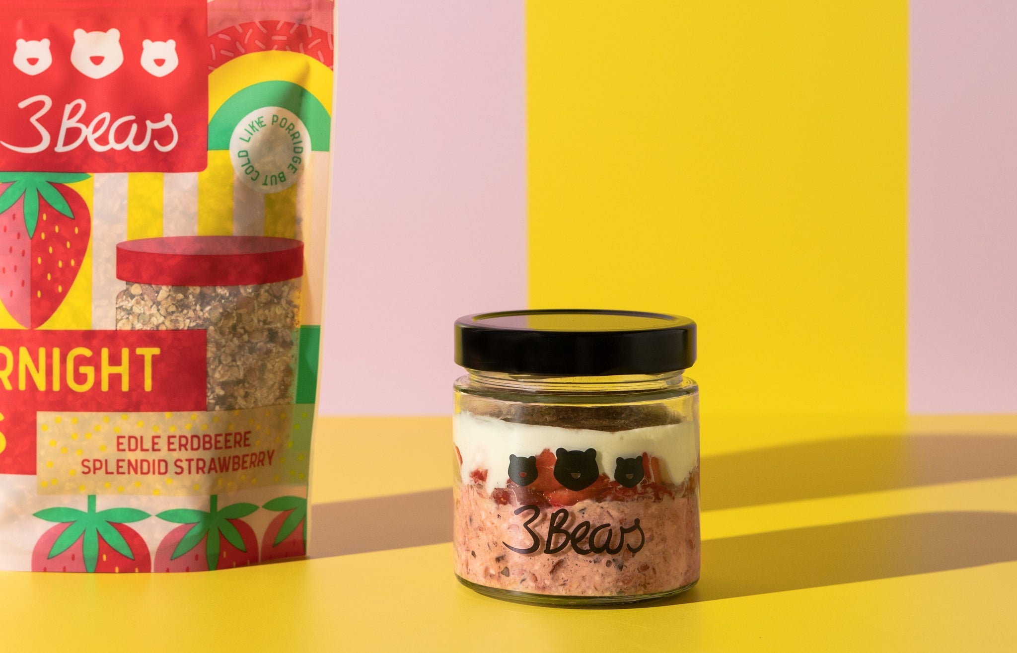 Strawberry Tiramisu Overnight Oats