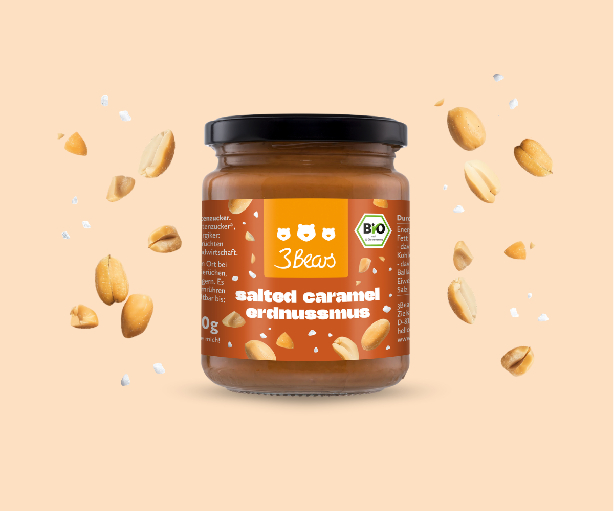 Salted Caramel Bio Erdnussmus
