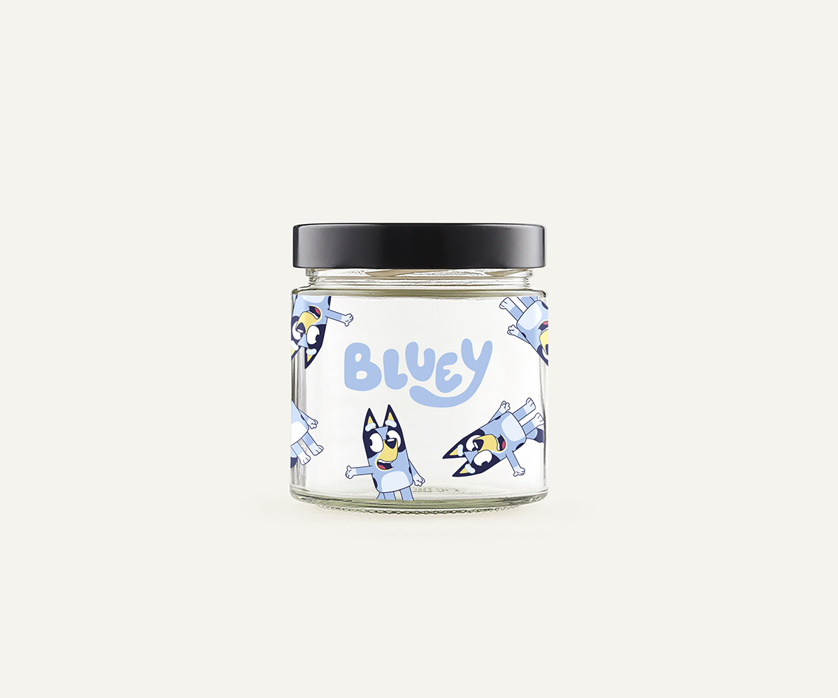 Overnight Oats Glass – Bluey-editie