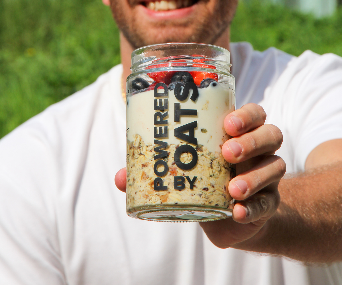 Overnight Oats Glas extra groß