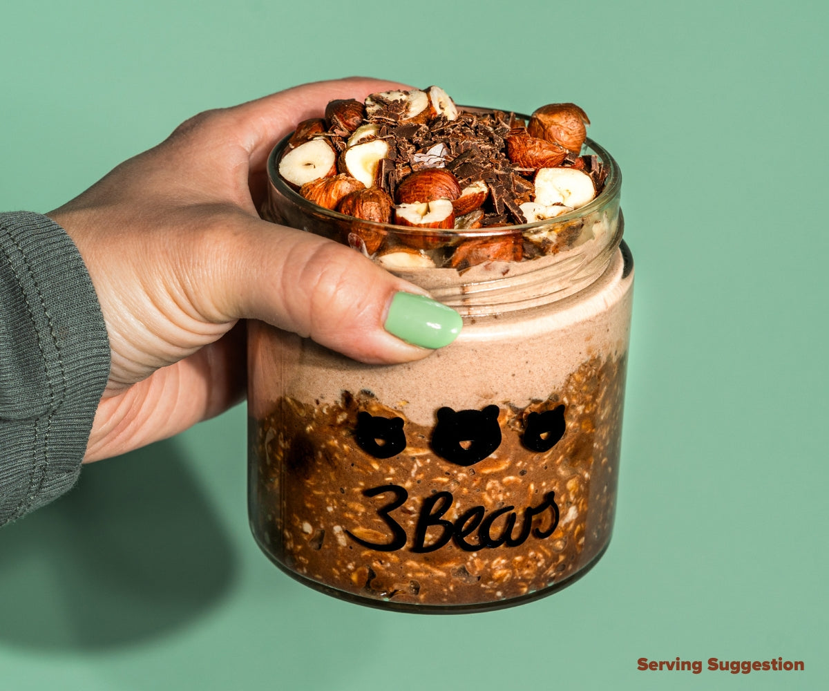 3Bears Overnight Oats Haselnuss-Kakao 