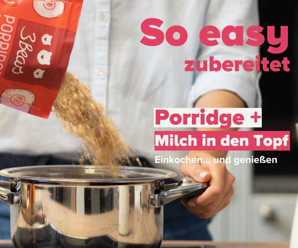 Bio Porridge – Pinke Beere