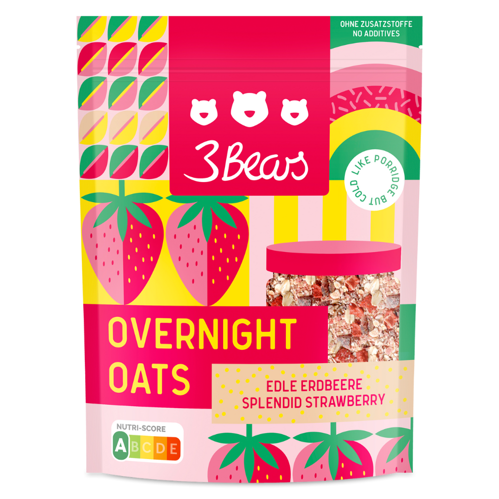Overnight Oats – <br>Edle Erdbeere