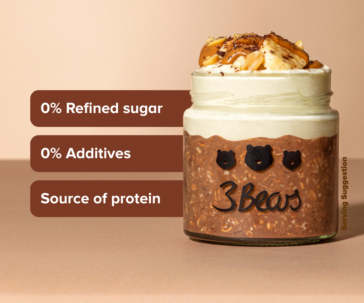 Overnight Oats Peanut Brownie 