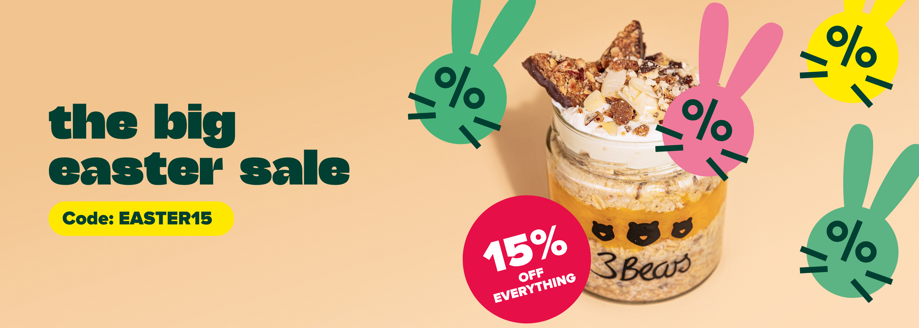The Big Easter Sale - get 15% off with CODE: EASTER15